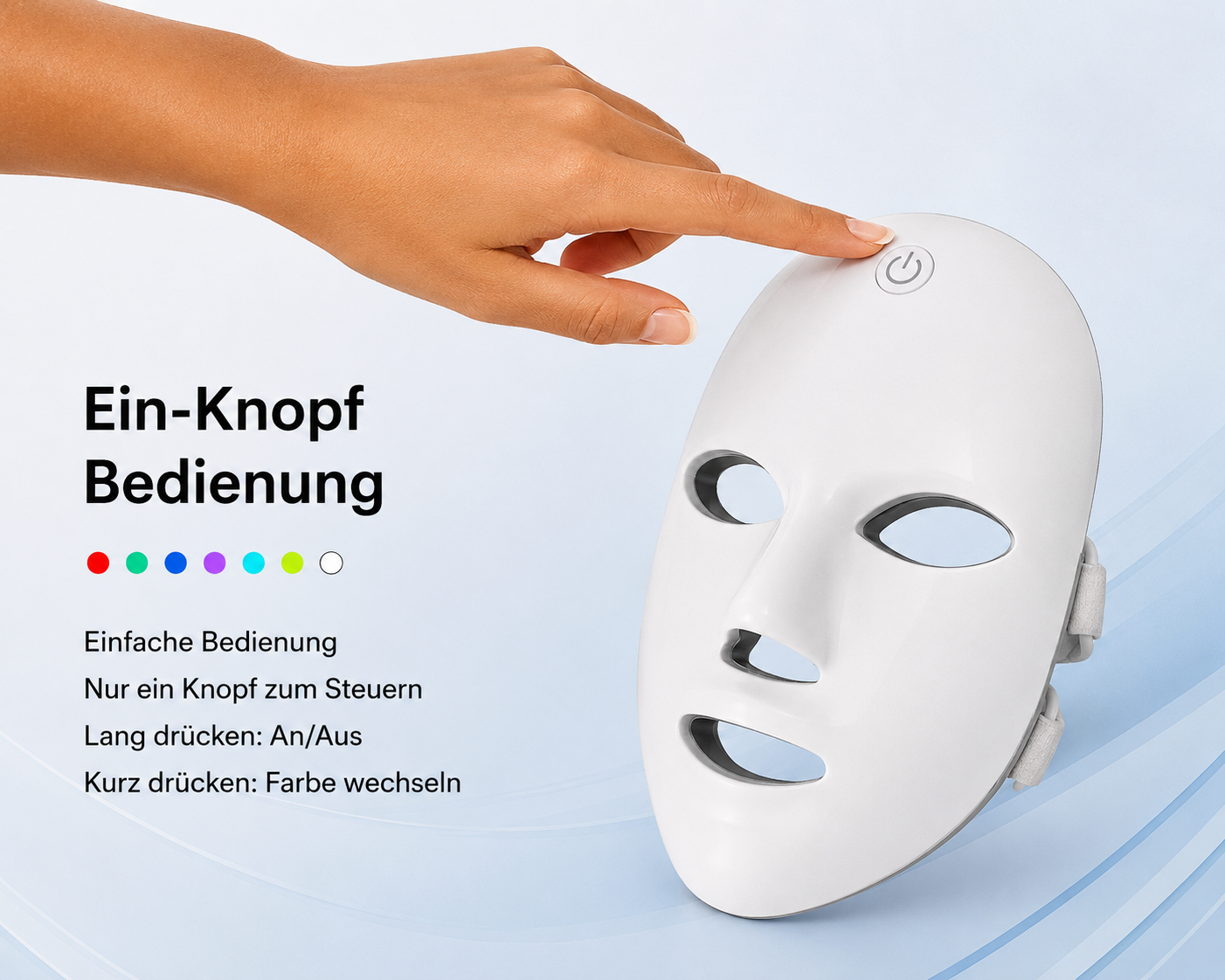 GlowMask Pro – 7-Farben LED-Gesichtsmaske für ein strahlendes Hautbild