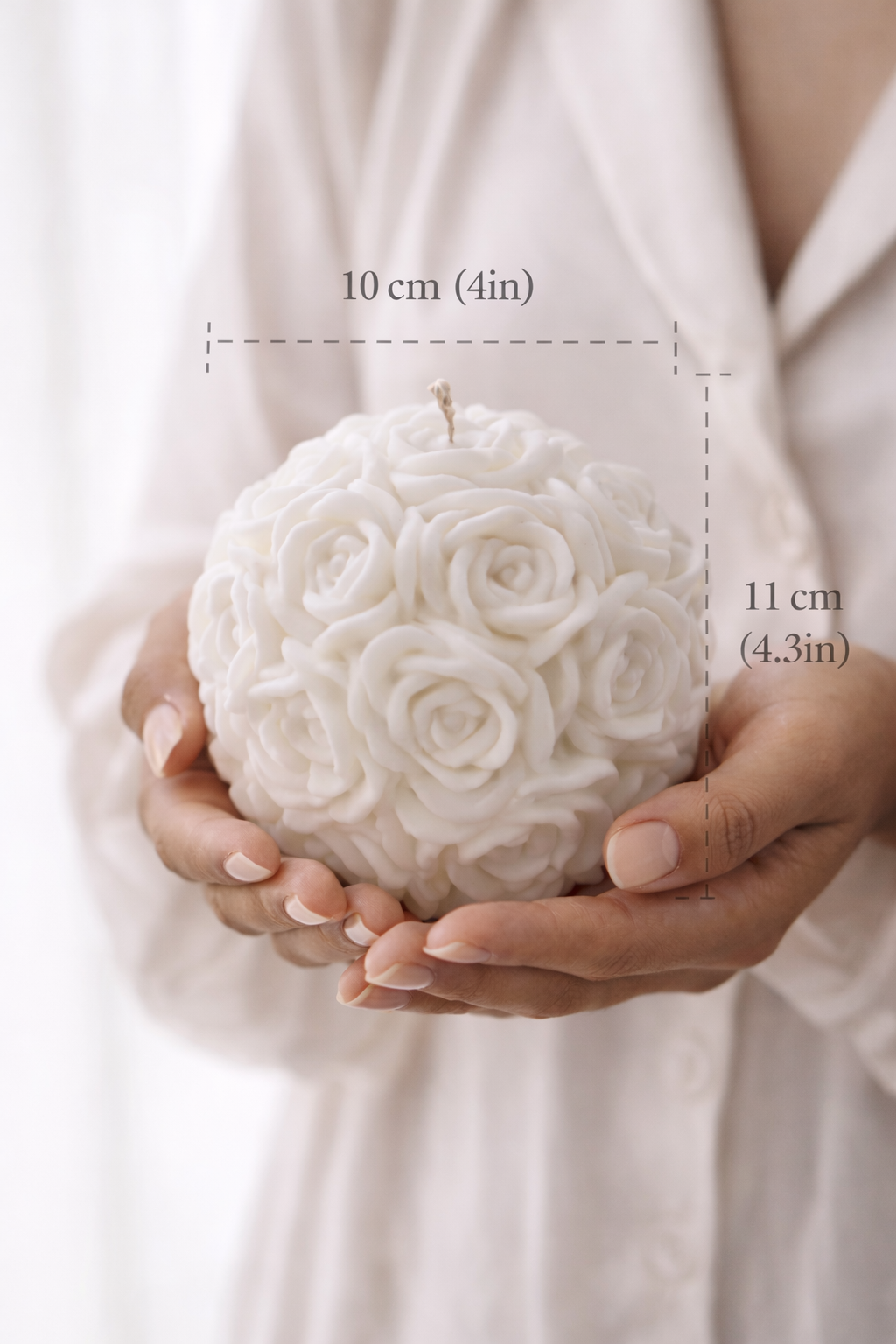 Ivory Bloom Candle