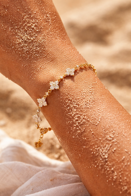 Golden Clover Bracelet