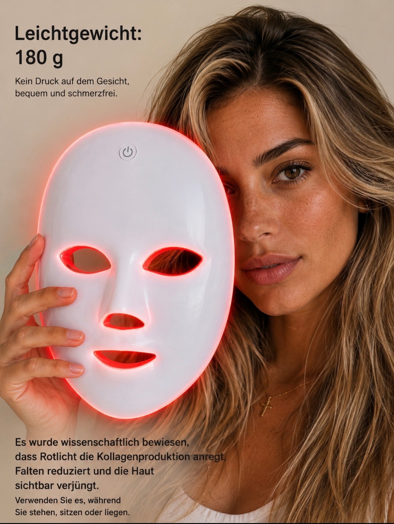 GlowMask Pro – 7-Farben LED-Gesichtsmaske für ein strahlendes Hautbild