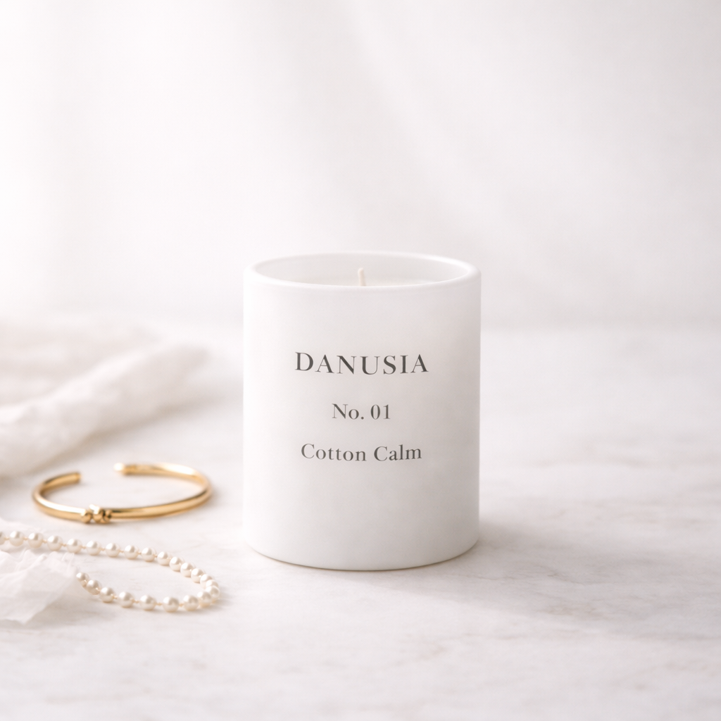 Danusia No. 01 Cotton Calm – Scented Candle